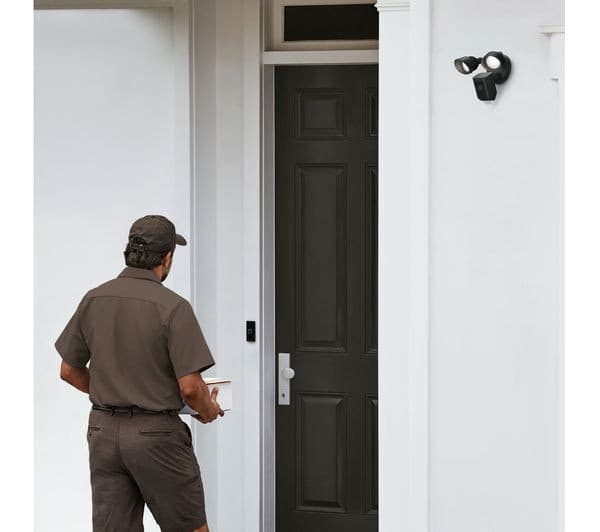 Ring Floodlight Cam Wired Plus 1080p Outdoor Security Camera - Black - Image 4