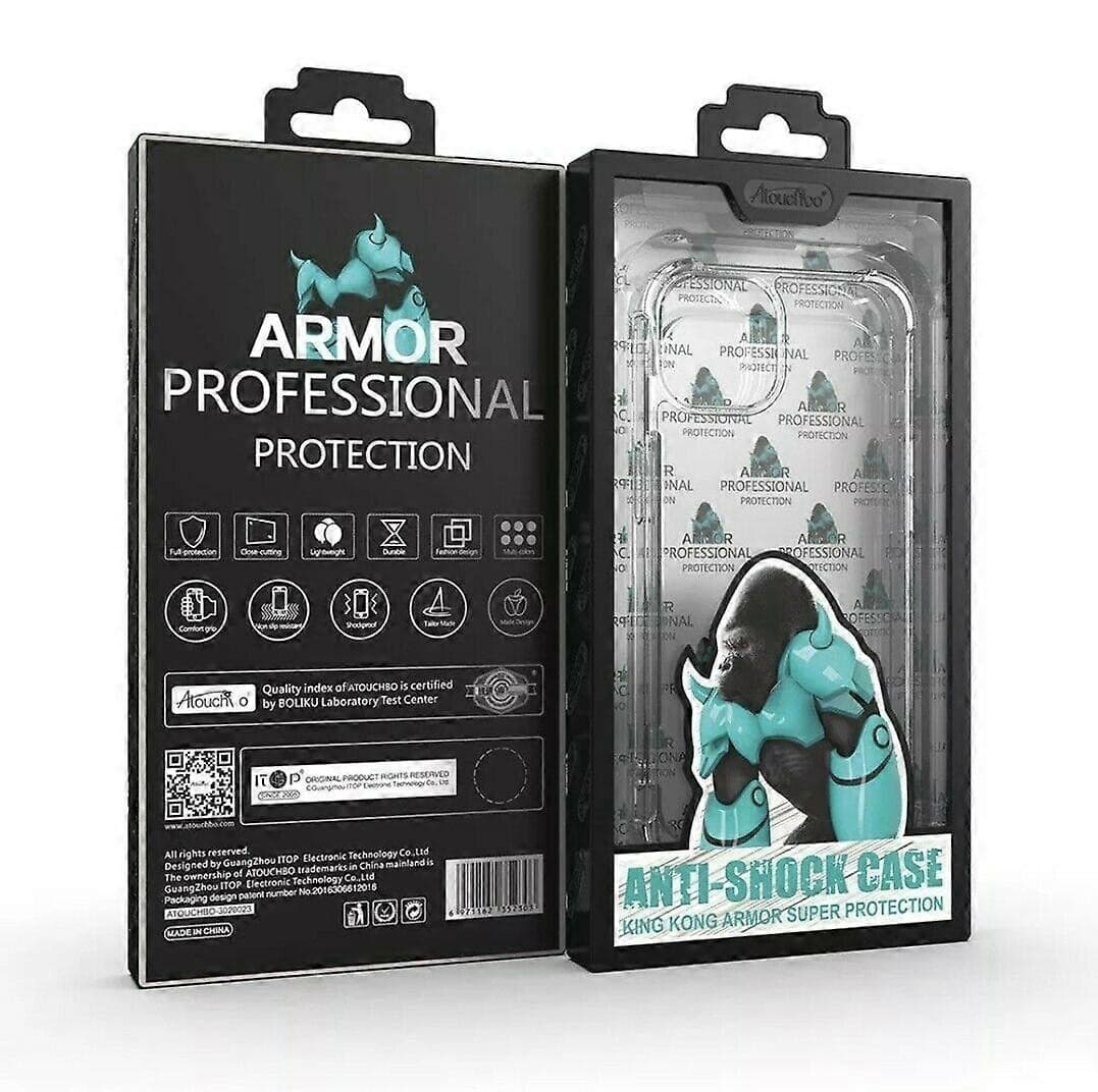 Atouchbo Case For Samsung Galaxy A03 King Kong Clear Shockproof Armour Case
