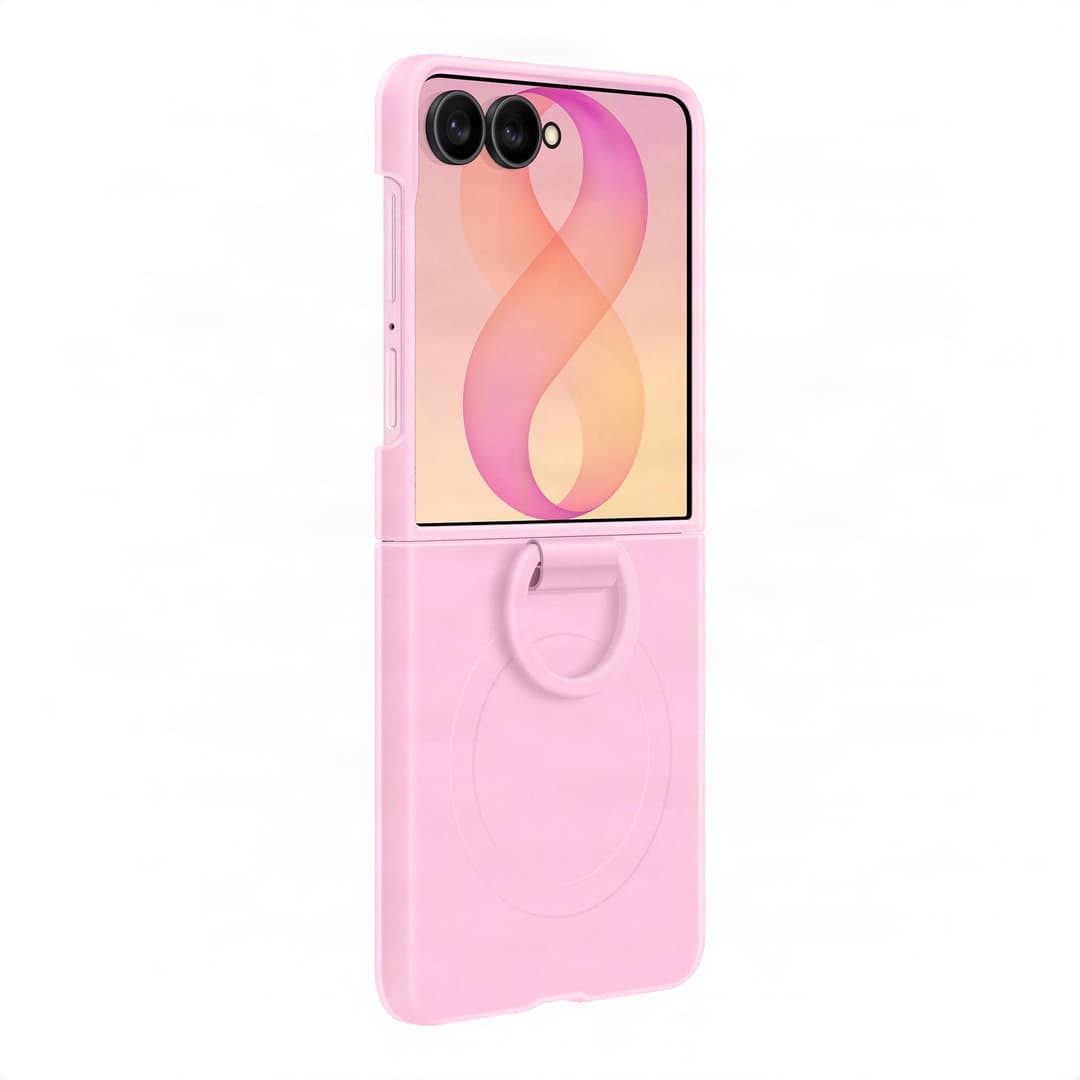 Samsung Official Silicone Ring Magnet Case for Galaxy Z Flip8 - Pink - Image 3