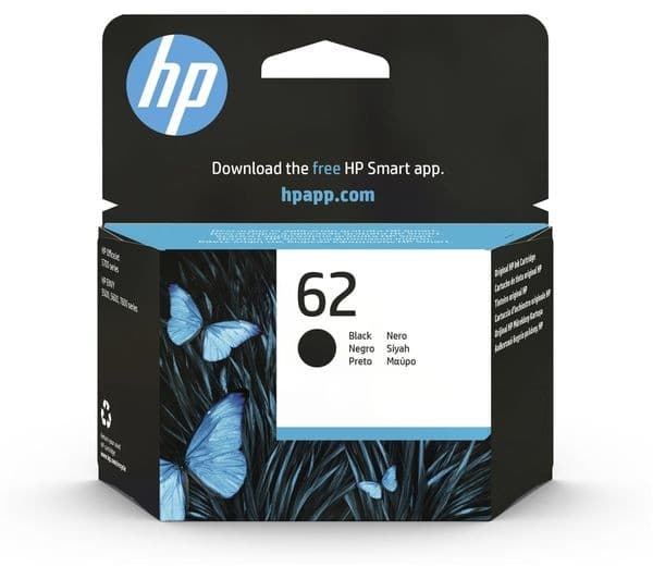 HP 62 - black - original - ink cartridge