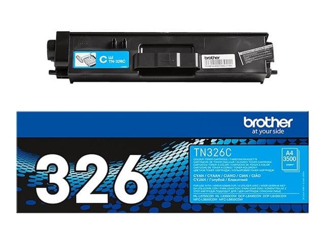 Brother TN326C - cyan - original - toner cartridge - Image 2
