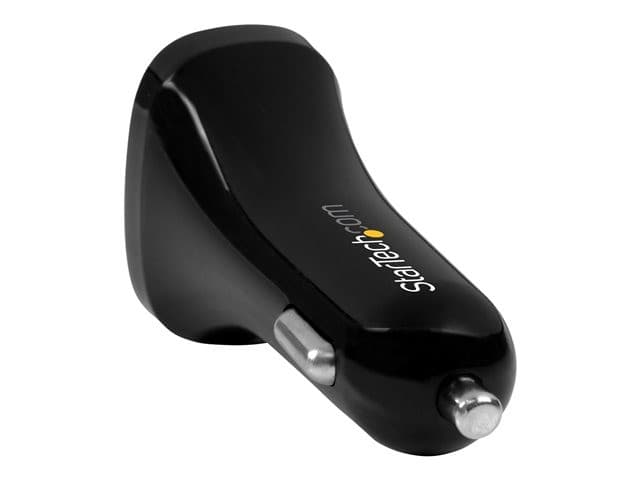 StarTech.com Dual Port USB Car Charger - High Power 24W/4.8A - Black - 2-Port USB Car Charger - Charge two tablets at once (USB2PCARBKS) car power adapter - USB - 24 Watt - Image 3