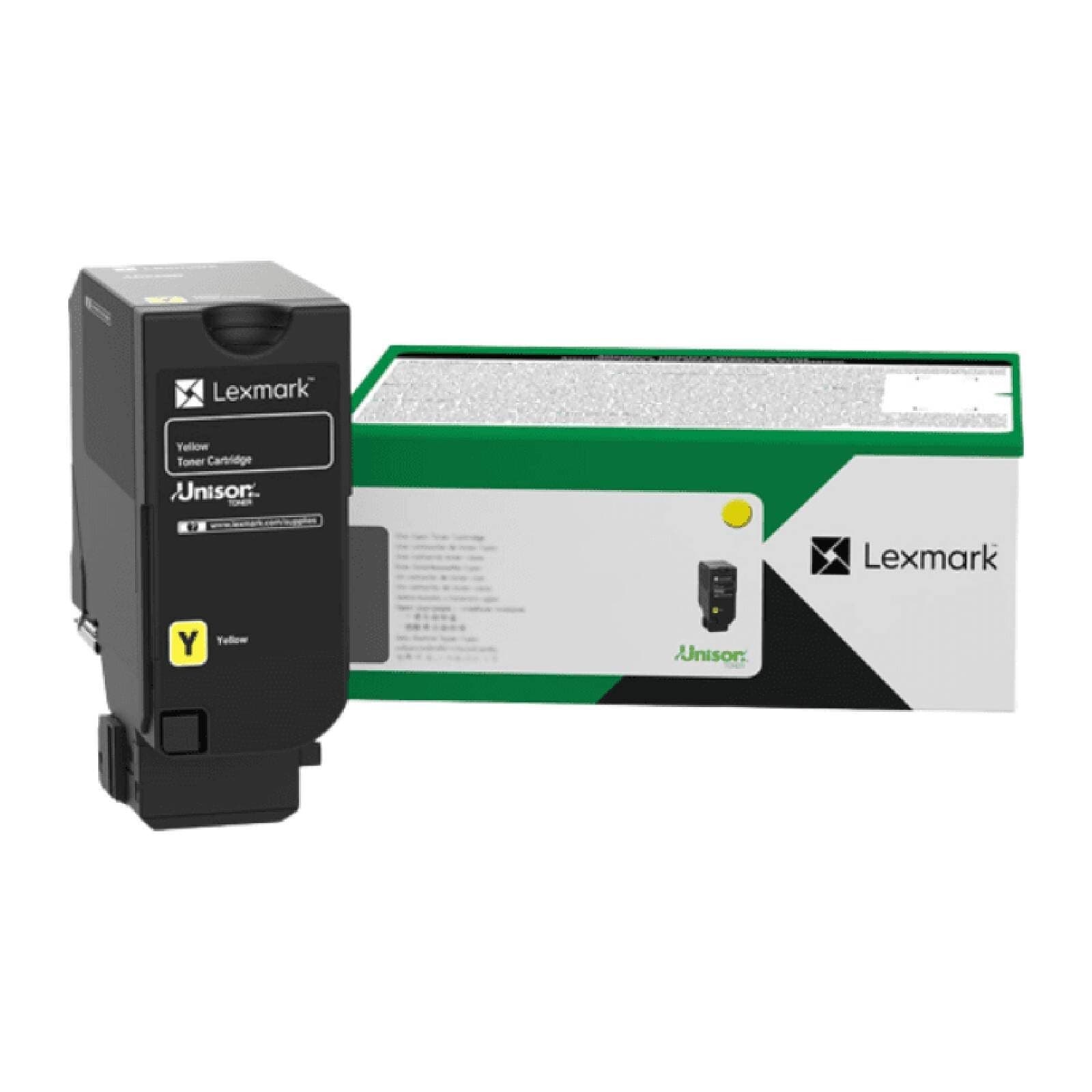 Lexmark 71C2XY0 Extra High Capacity Return Programme Toner Cartridge for CS735 - Yellow, 12,500 Pages