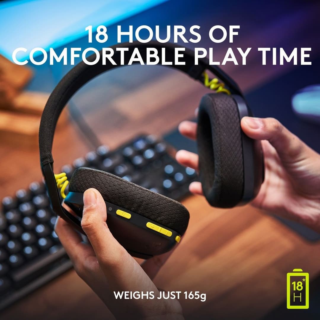 Logitech G435 Wireless PS5, PS4, Switch, PC Headset - Black - Image 6