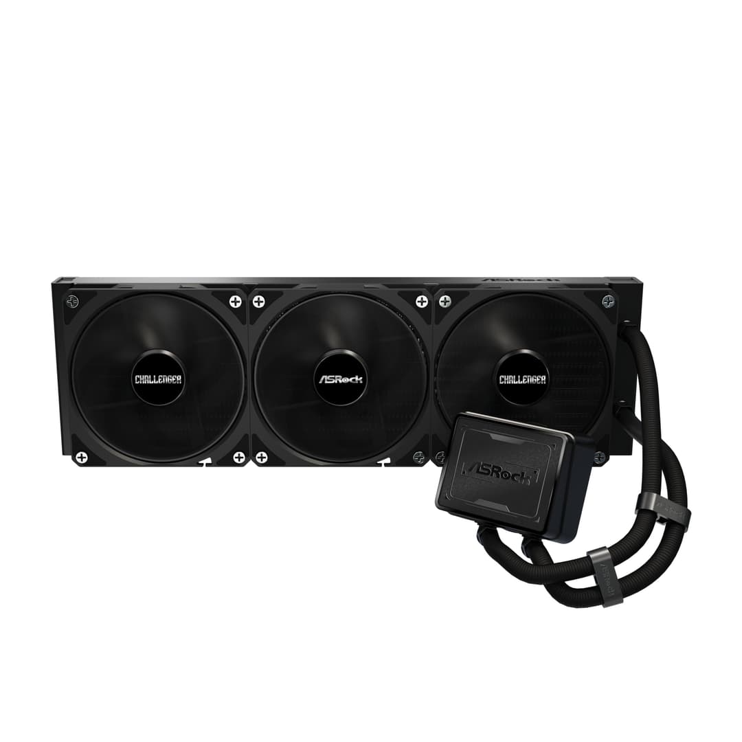 ASRock Challenger Pure 360 All-in-One Liquid CPU Cooler, 360mm Radiator - Black - Image 4