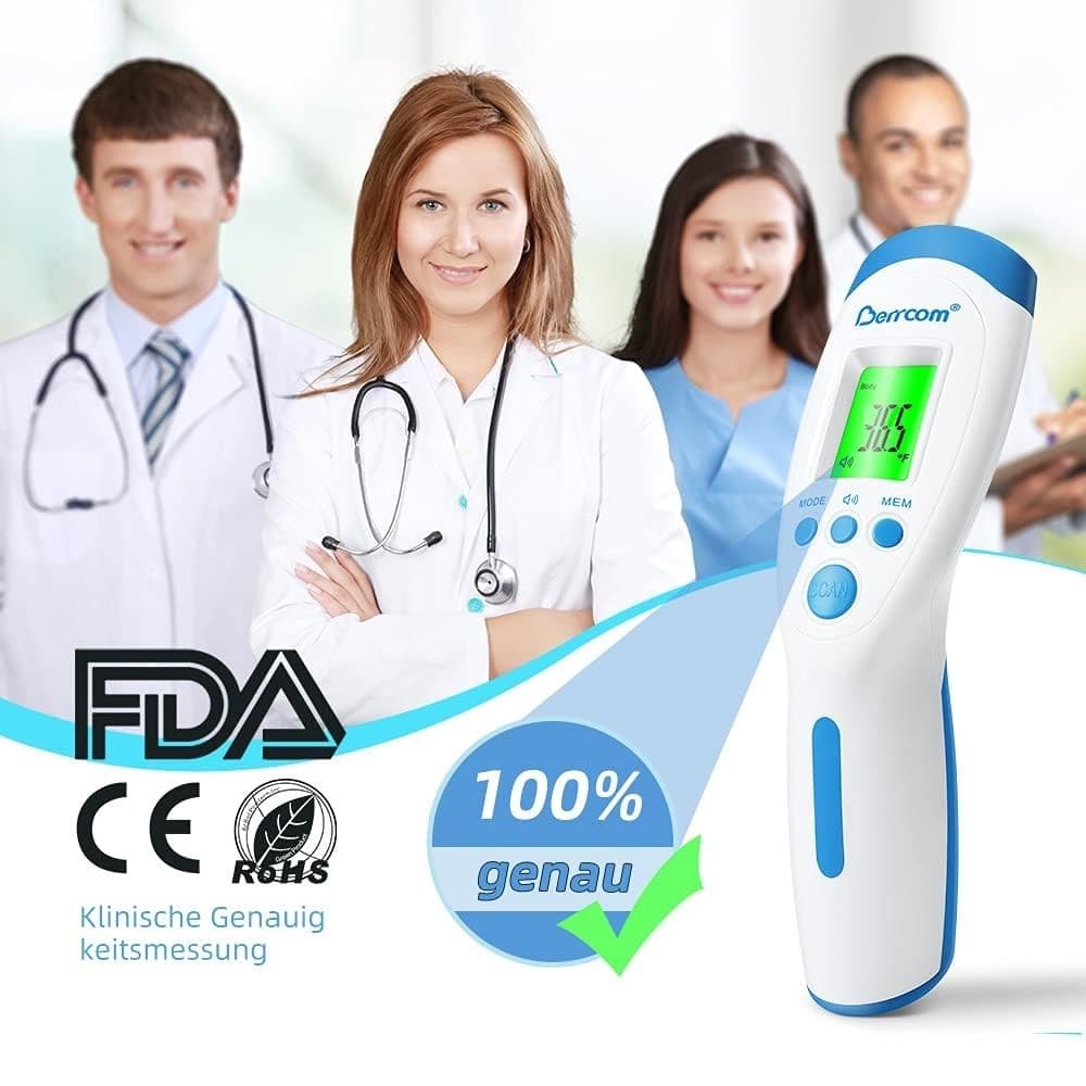 Berrcom Forehead Thermometer JXB-182 Non-Contact Infrared Digital Thermometer - Image 3