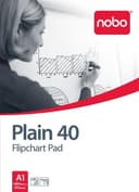 Nobo Flipchart Pad Plain 580x810mm 40 Sheets thumbnail 1