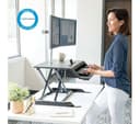 FELLOWES Lotus LT Standing Desk Converter - Black thumbnail 2
