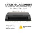 FELLOWES Lotus LT Standing Desk Converter - Black thumbnail 3
