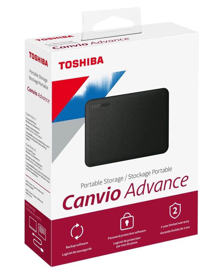 Toshiba Canvio Advance external hard drive 4 TB 2.5" Micro-USB B 2.0/3.2 Gen 1 (3.1 Gen 1) Red - Image 4