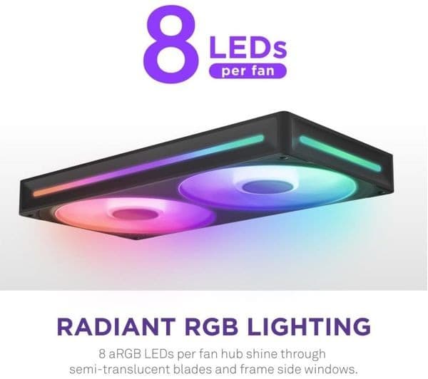 NZXT F240 RGB Core Case Fan Black - Image 5