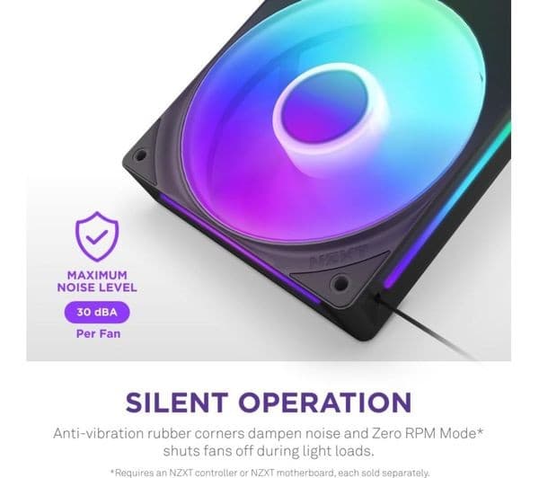 NZXT F240 RGB Core Case Fan Black - Image 7