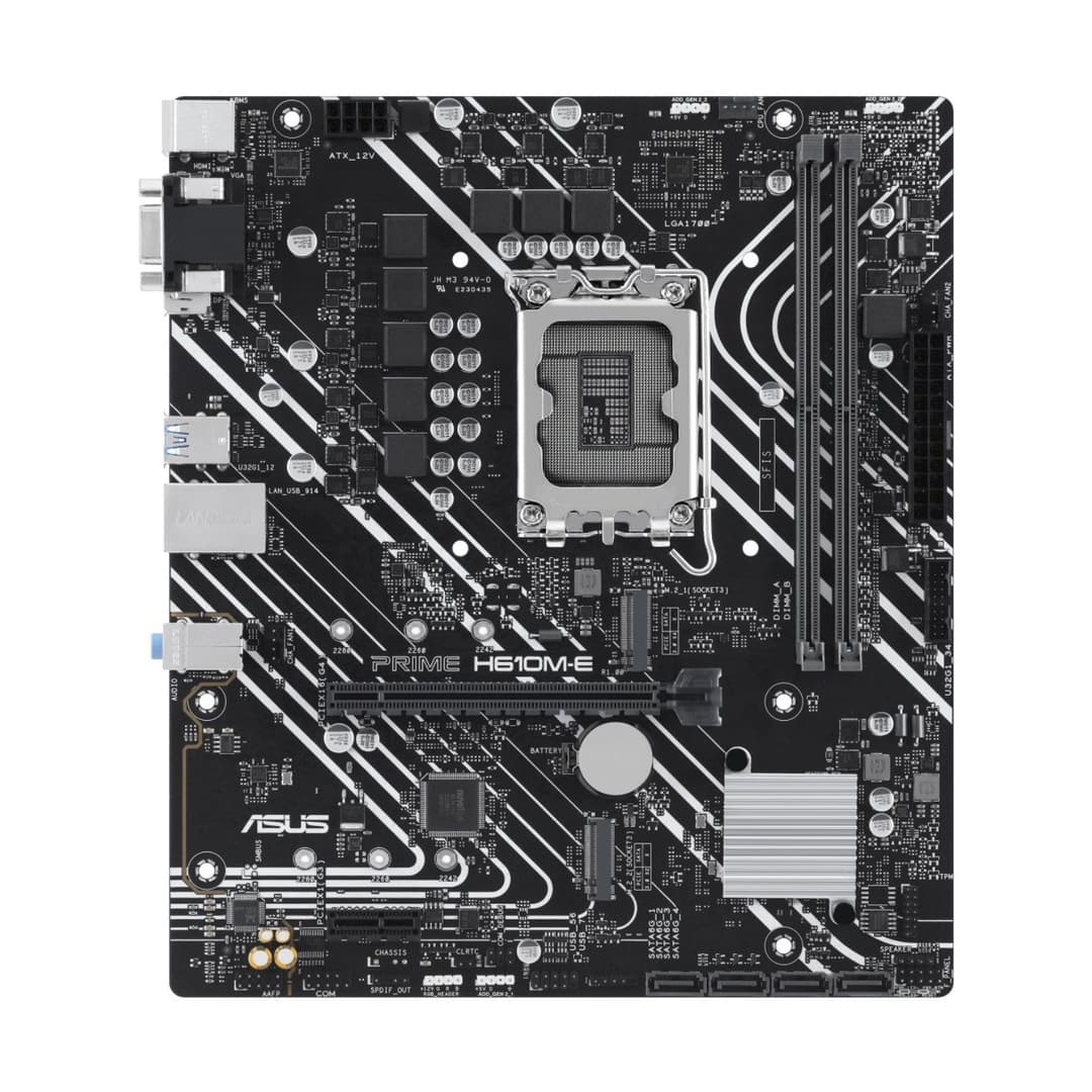 ASUS PRIME H610M-E-CSM Intel H610 LGA1700 Micro-ATX Motherboard - Image 6