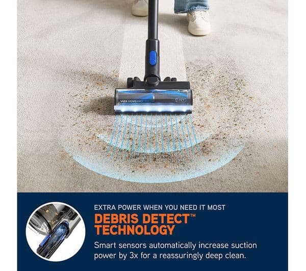 VAX HomePro Detect Pet CLSV-HPTP Cordless Vacuum Cleaner - Graphite & Blue - Image 6