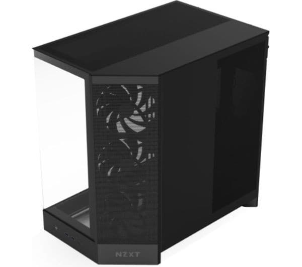 NZXT H9 FLOW PC Case Black - Image 1