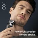 Braun Series 8 8617s Electric Foil Shaver - Silver thumbnail 2