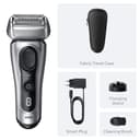 Braun Series 8 8617s Electric Foil Shaver - Silver thumbnail 6