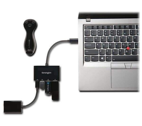 Kensington CH1000 USB Type-C Hub Black - Image 2