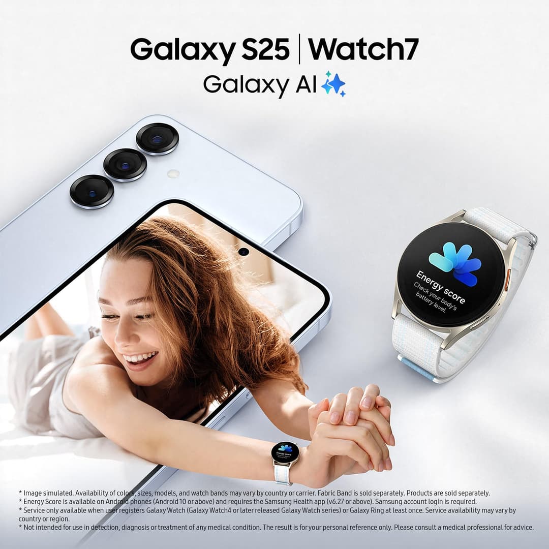 Samsung Galaxy S25 AI Smartphone - Icy Blue - Image 6
