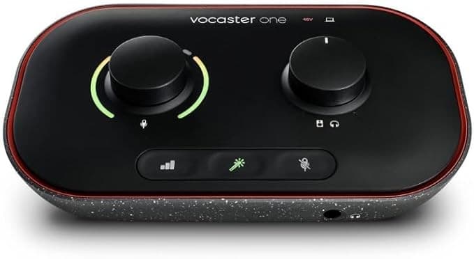 Focusrite Vocaster One Podcast Recording Interface for Solo Creators
