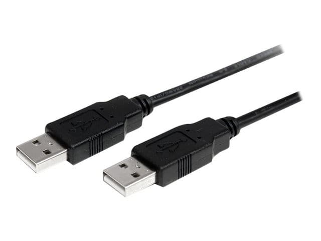 StarTech USB 2.0 A to A Cable 2m Black - Image 1