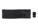 Logitech MK270 Wireless Keyboard and Mouse Combo - Swiss Layout, Black thumbnail 1