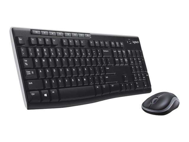 Logitech MK270 Wireless Keyboard and Mouse Combo - Swiss Layout, Black - Image 5