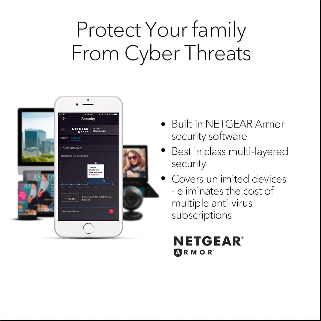 Netgear Orbi RBK852 Tri-Band Wi-Fi 6 Wireless Router Mesh System + 1 Satellite -White - Image 4