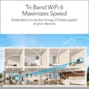 Netgear Orbi RBK852 Tri-Band Wi-Fi 6 Wireless Router Mesh System + 1 Satellite -White thumbnail 5