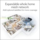 Netgear Orbi RBK852 Tri-Band Wi-Fi 6 Wireless Router Mesh System + 1 Satellite -White thumbnail 6