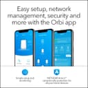 Netgear Orbi RBK852 Tri-Band Wi-Fi 6 Wireless Router Mesh System + 1 Satellite -White thumbnail 7