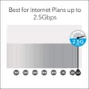 Netgear Orbi RBK852 Tri-Band Wi-Fi 6 Wireless Router Mesh System + 1 Satellite -White thumbnail 8