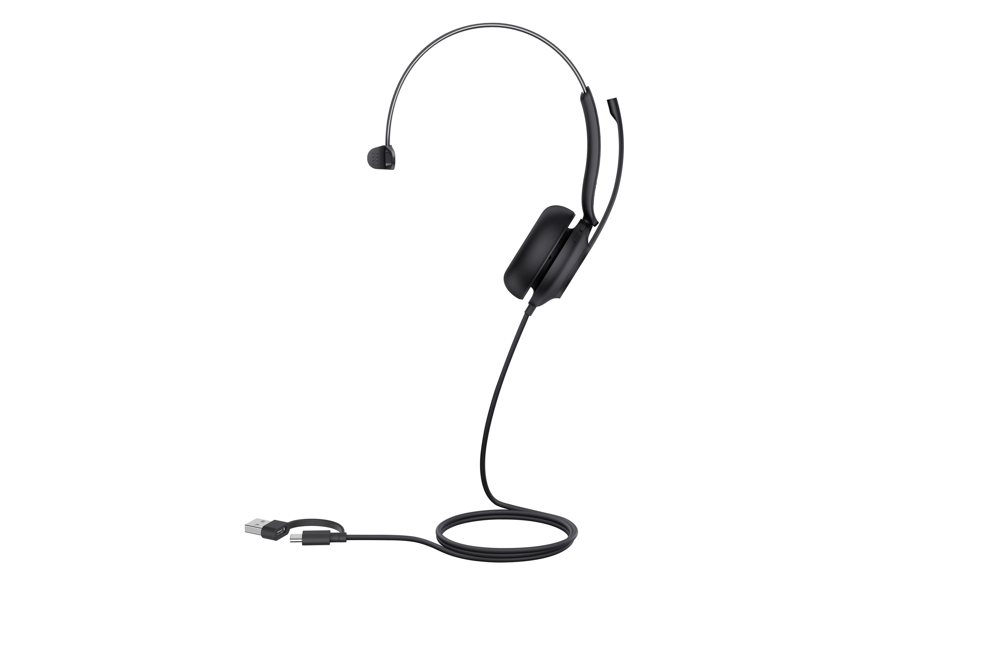 Yealink UH35 Mono USB-C/A Headset - UC