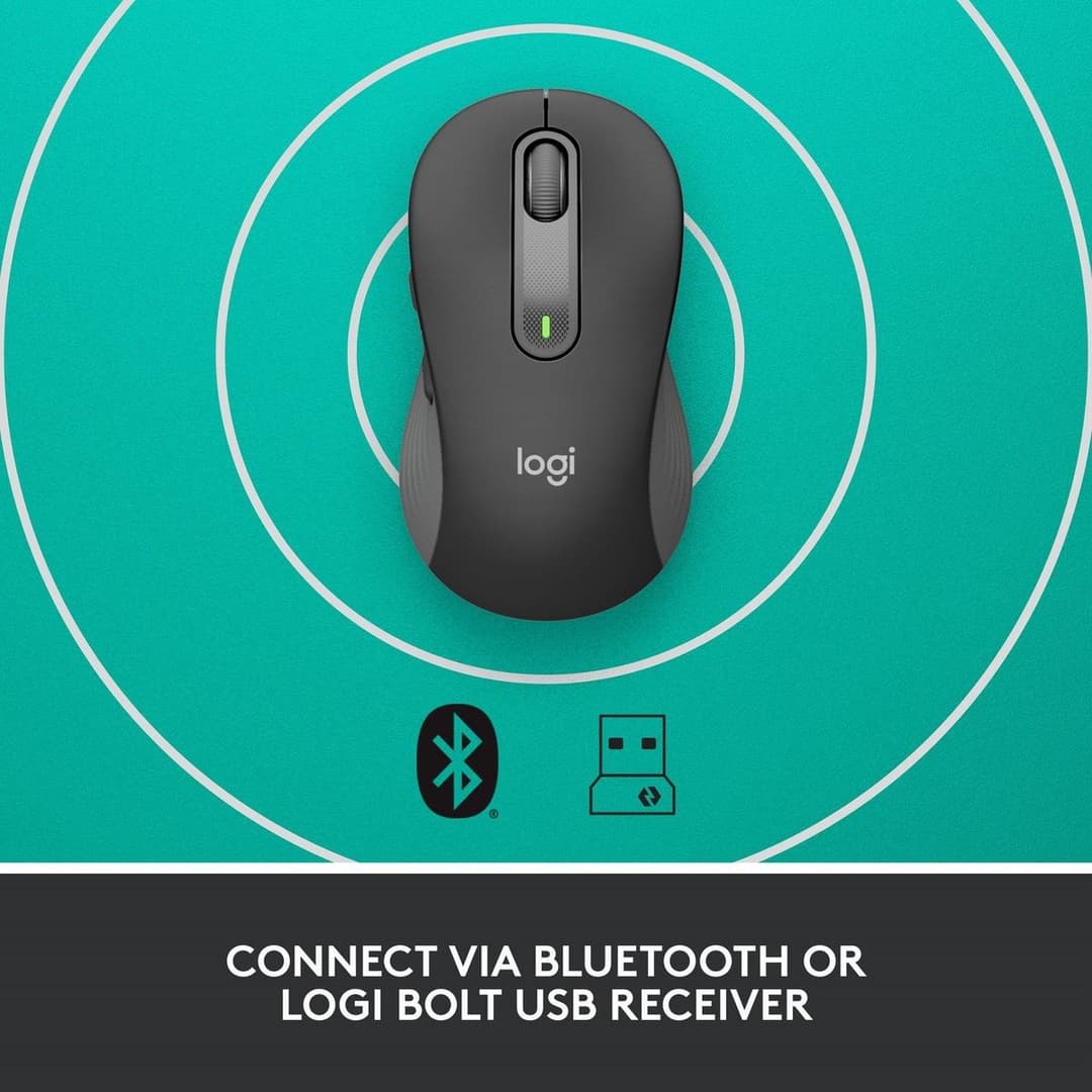 Logitech Signature M650 Wireless Mouse - Graphite - Image 7