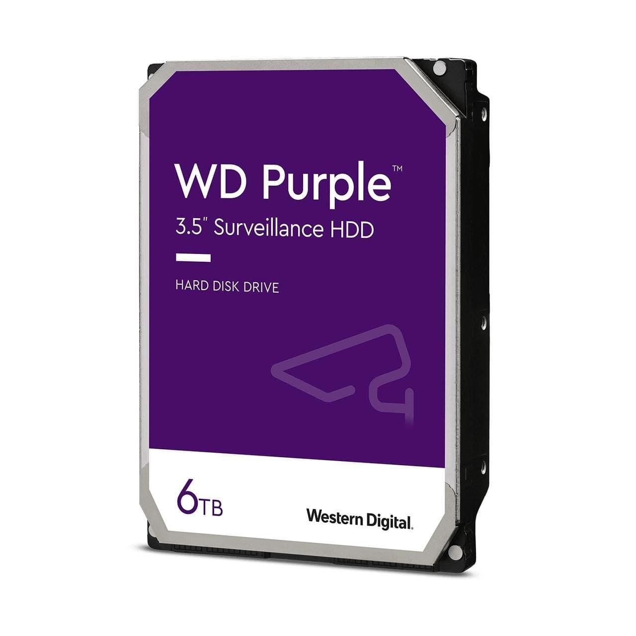 WD Purple 6TB 3.5" SATA 6Gb/s Surveillance Hard Drive, 128MB Cache (WD62PURZ)
