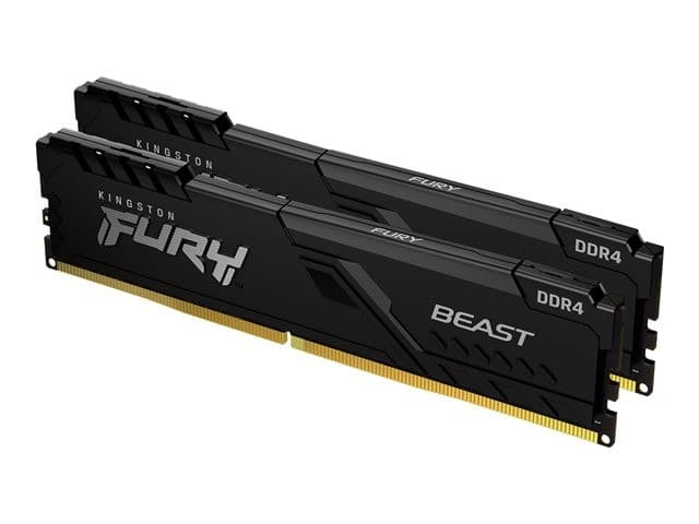 Kingston FURY Beast - DDR4 - kit - 16 GB: 2 x 8 GB - DIMM 288-pin / PC4-25600 - unbuffered - Image 3