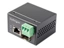 StarTech.com PoE+ Industrial Fiber to Ethernet Media Converter 30W, SFP to RJ45, Singlemode/Multimode Fiber Optic to Copper Gigabit Ethernet, Mini/Compact Size, IP-30/ -40 to +75C, 1Gbps - Mini Media Converter (IMC1GSFP30W) - fibre media converter - 1GbE, thumbnail 1