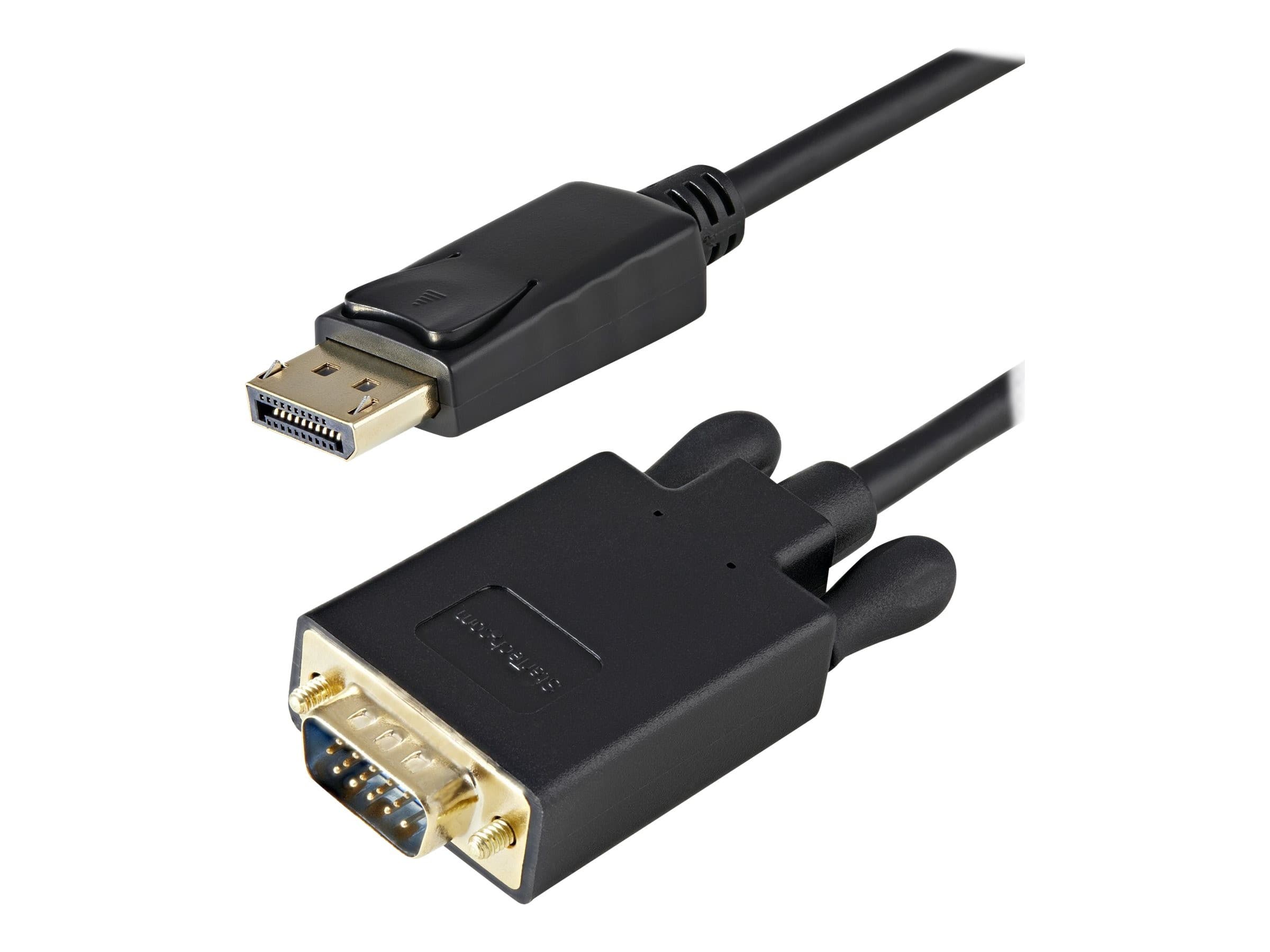 StarTech DisplayPort to VGA Adapter Cable Black