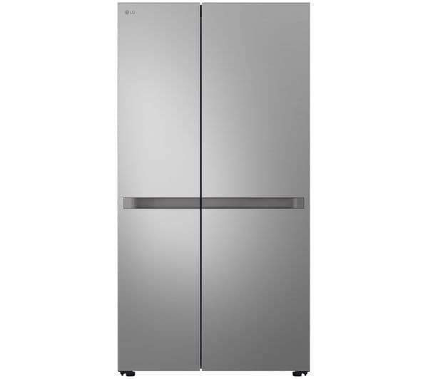 LG NatureFRESH GSBC40PYPE American-Style Fridge Freezer - Prime Silver - Image 1