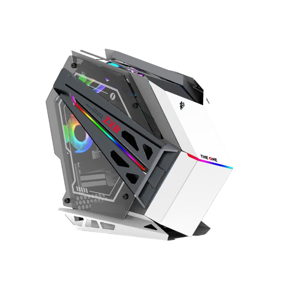 1st Player ZX8 RGB Tempared Glass Mid Tower Gaming PC Case