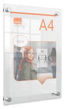Nobo Premium Plus A4 Clear Acrylic Wall Mounted Poster Frame thumbnail 2
