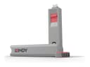 Lindy USB-C Port Blocker Kit (4x Locks + 1x Key) - Pink thumbnail 1
