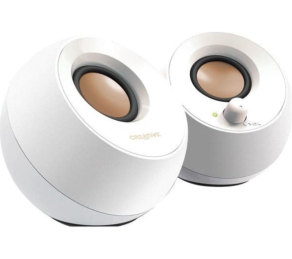 CREATIVE Pebble 2.0 PC Speakers - White - Image 3
