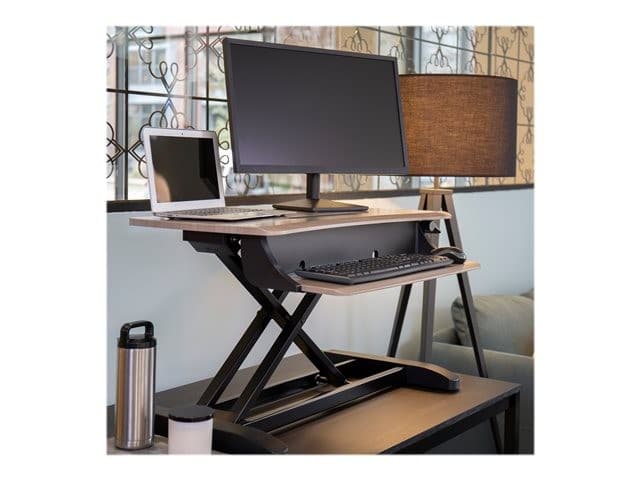 Ergotron WorkFit-Z Mini - standing desk converter - rectangular - dove grey