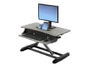 Ergotron WorkFit-Z Mini - standing desk converter - rectangular - dove grey thumbnail 2
