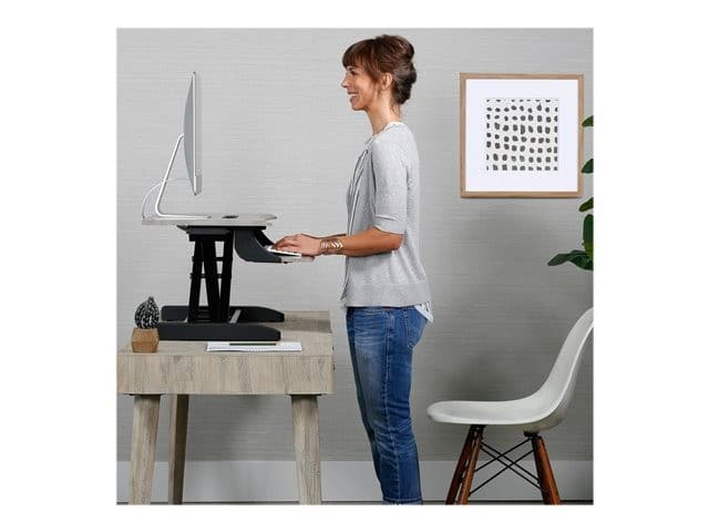 Ergotron WorkFit-Z Mini - standing desk converter - rectangular - dove grey - Image 3