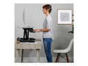 Ergotron WorkFit-Z Mini - standing desk converter - rectangular - dove grey thumbnail 3