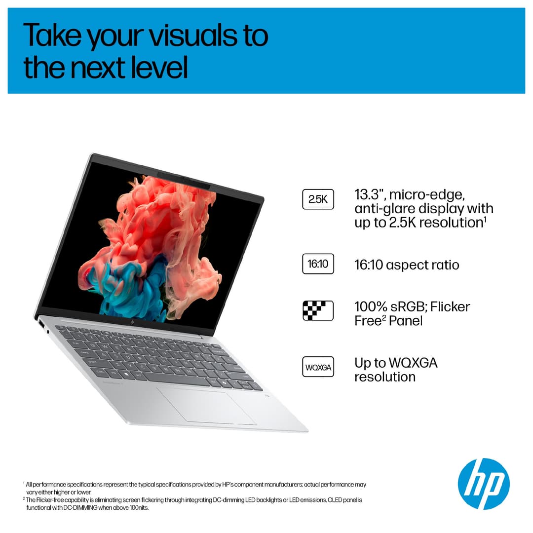 HP OmniBook 7 Aero 13-bg1003na AMD Ryzen AI 5 340 16GB RAM 1TB SSD 13.3" 2K Windows 11 Home Copilot+ Laptop - Image 7