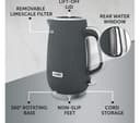 BREVILLE Linear VKT245 Jug Kettle - Grey & Chrome thumbnail 2
