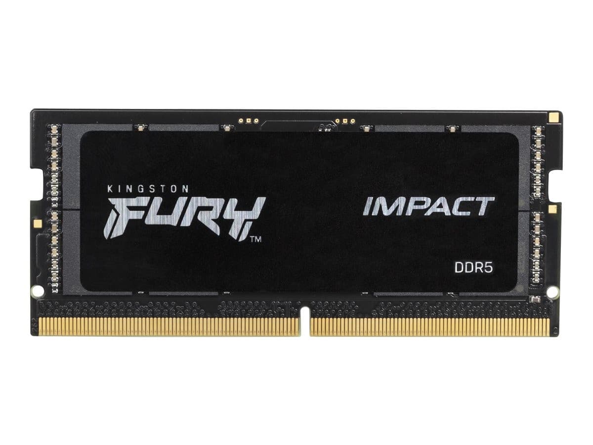 Kingston FURY Impact - DDR5 - kit - 32 GB: 2 x 16 GB - SO-DIMM 262-pin / PC5-44800 - unbuffered